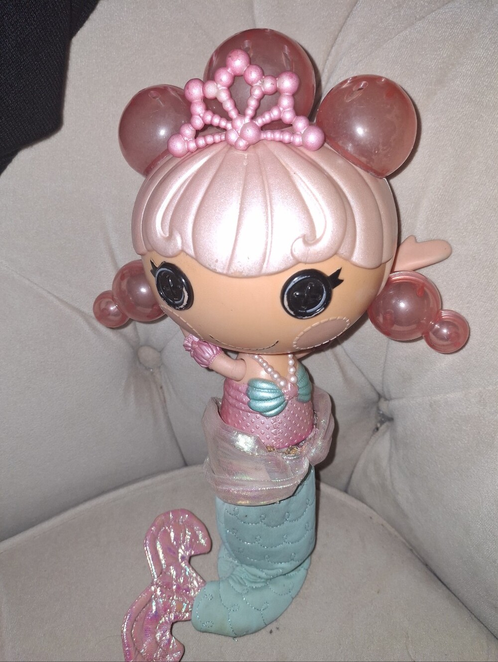 Lalaloopsy 11 Inc Pink Mermaid Doll with Teal Tail - Kids Toy